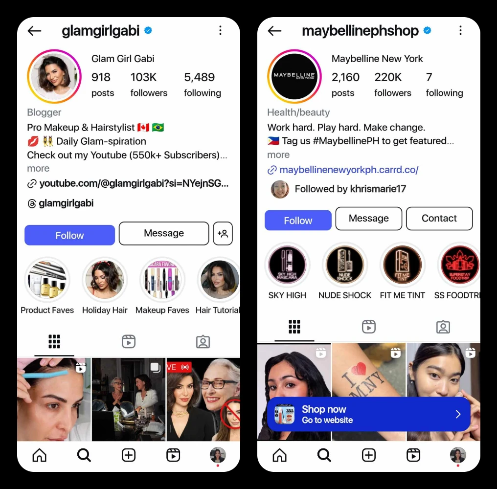 Instagram Creator vs Business Account
