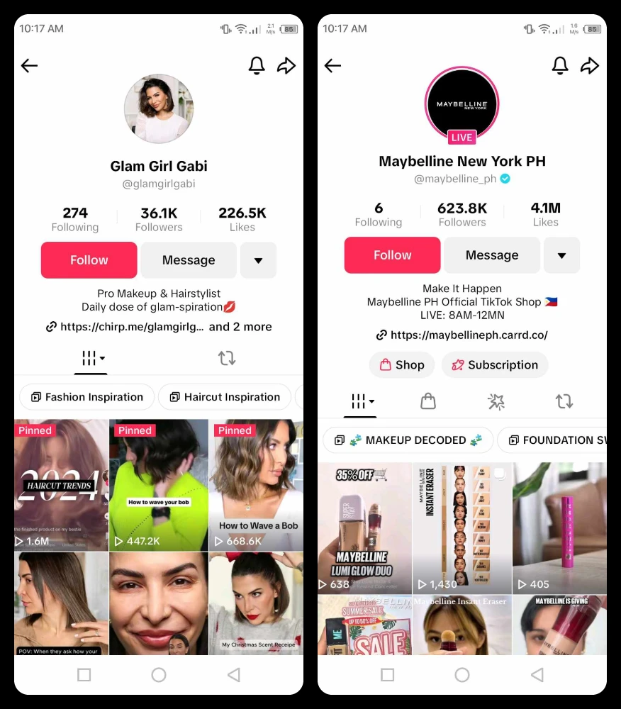 Tiktok Creator and Business Accounts